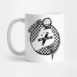 Outcast Checker Black Logo Mug